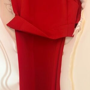 Elegant Red Women's Pantsuit